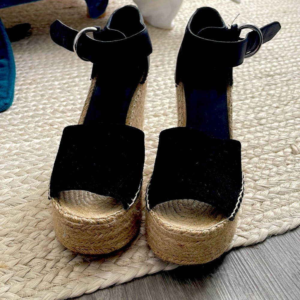 March Fisher platform wedges